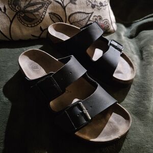 Papillo made in Portugal black Birkenstock Sandels